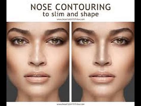 Contouring is a makeup trick to enhance the natural structure of your face. CONTOUR NOSE| How to Make a BIG Nose look Small | Nose Contouring - YouTube
