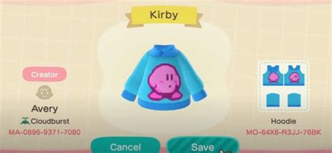Top 11 Kirby Customs Design Codes In Animal Crossing New Horizons