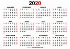 Take 2020 Yearly Calendar With Boxes Calendar Printables Free Blank - Riset