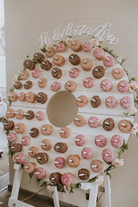 Donut Wall Wedding Wedding Donuts Doughnut Wedding Cake Wedding