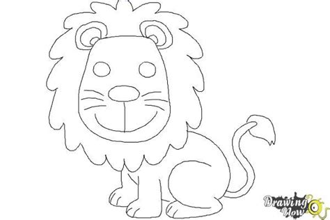 How To Draw A Lion For Kids Lions For Kids Lion Drawing Simple Lion