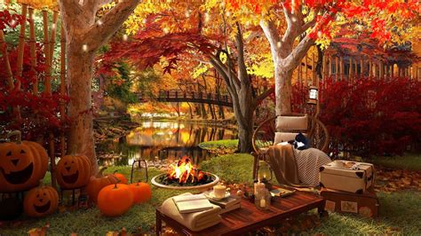 Beautiful Relaxing Music Calm Fall Music Cozy Autumn Garden Cottage