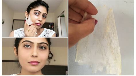 remove unwanted facial hair blackheads and whiteheads at home youtube