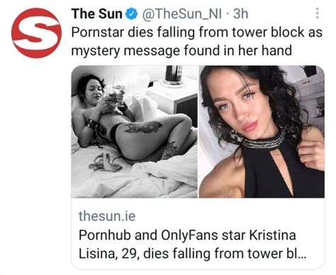 muere la actriz nopor kristina lisina cayó del piso 22 de un edificio quinta fuerza