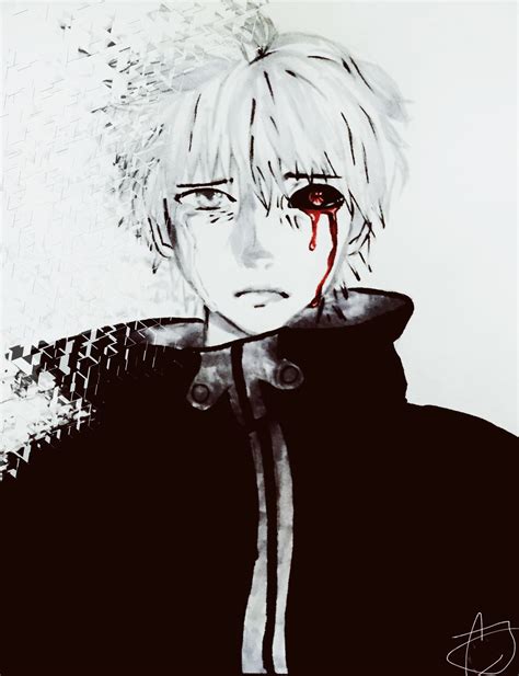 Kaneki Tokyo Ghoul Sad Striveinfo