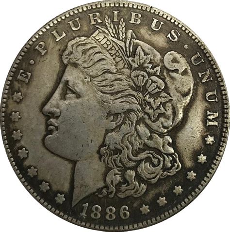 United States 1 One Dollar Morgan Dollar 1886 O Cupronickel Silver