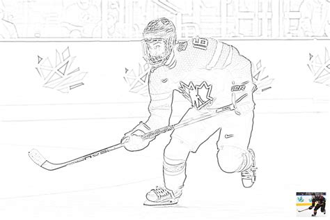 Hockey Coloring Pages Nhl Logo Coloring Pages