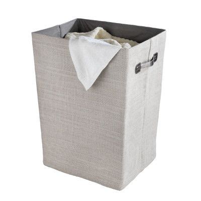 Next day delivery & free returns available. Wenko Cool Grey Laundry Bag | Wayfair UK | Laundry bin ...