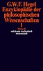 Enzyklopädie der philosophischen Wissenschaften I im Grundrisse 1830 ...