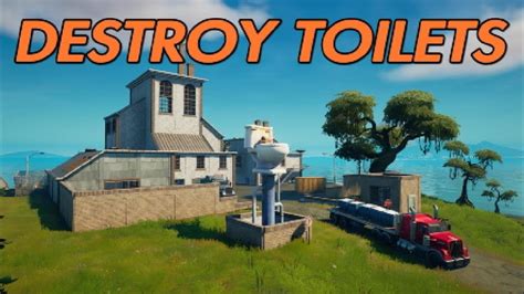 Fortnite Destroy Toilets Week 3 Chapter 2 Season 5 Youtube