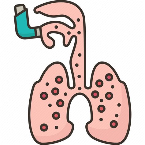 Asthma Lung Bronchial Respiratory Disease Icon Download On Iconfinder