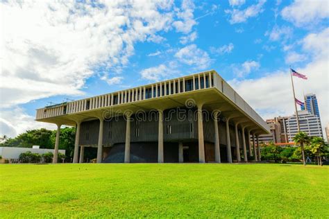 Hawaii State Capital Building Stock Photo Image Of Capital Honolulu