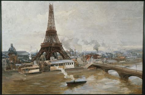 La Tour Eiffel Et Le Champ De Mars En Janvier 1889 Paris Musées