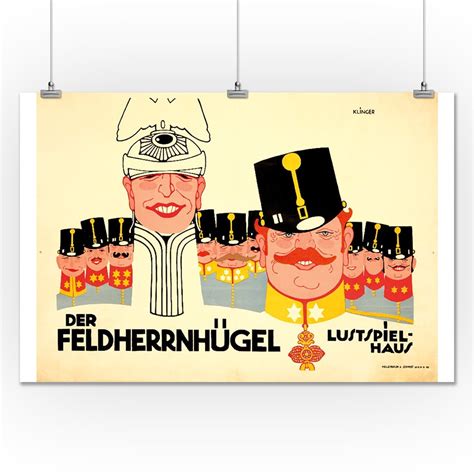 Der Feldherrnhugel Vintage Poster Artist Julius Klinger Germany C 1910 24x36 Giclee Gallery