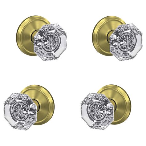 Shop Schlage Schlage Alexandria w/Alden Satin Brass Collection at Lowes.com
