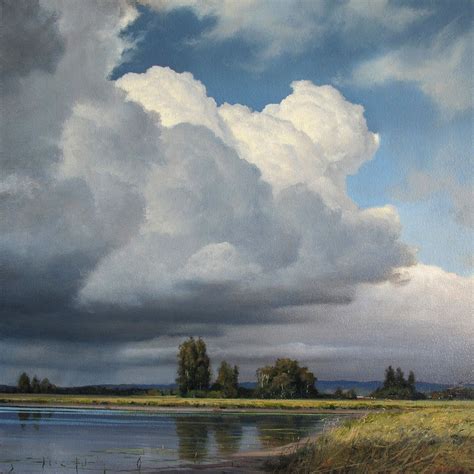 Approaching Storm Study Cloud Painting Sky Painting Landscape Art