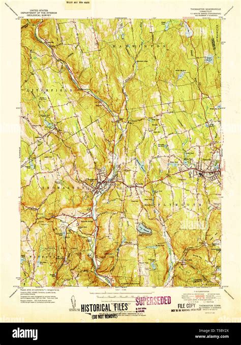 Thomaston Map Hi Res Stock Photography And Images Alamy