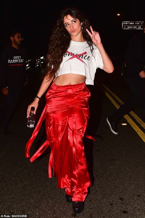 With tenor, maker of gif keyboard, add popular camila cabello animated gifs to your conversations. Camila Cabello displays her abs in edgy crop top and red ...