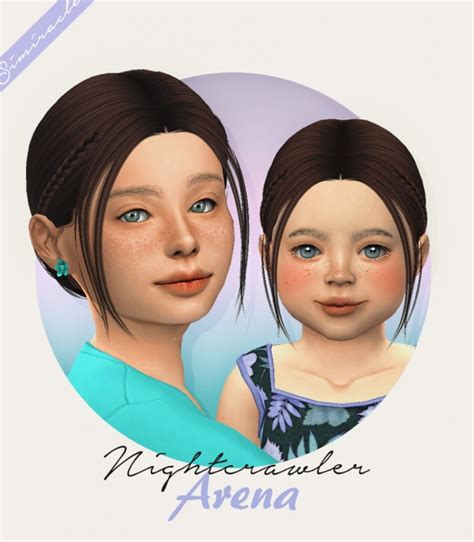 Nightcrawler Arena Hair For Kids And Toddlers At Simiracle Sims 4 Updates