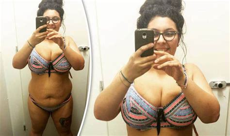 Plus Sized Woman S Bikini Selfie Goes Viral After Changing Room Showdown UK News Express Co Uk