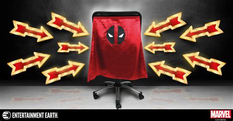 Racing office/gaming chairs are crafted to perfection and specially designed for the long hours of office workers or video game players. New Entertainment Earth Deadpool Chair Cape™