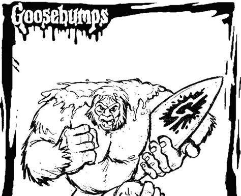 116k.) this abominable coloring pages characters for individual and noncommercial use only, the copyright belongs to their respective creatures or owners. Goosebumps Coloring Page Coloring Home Abominable Snowman ...