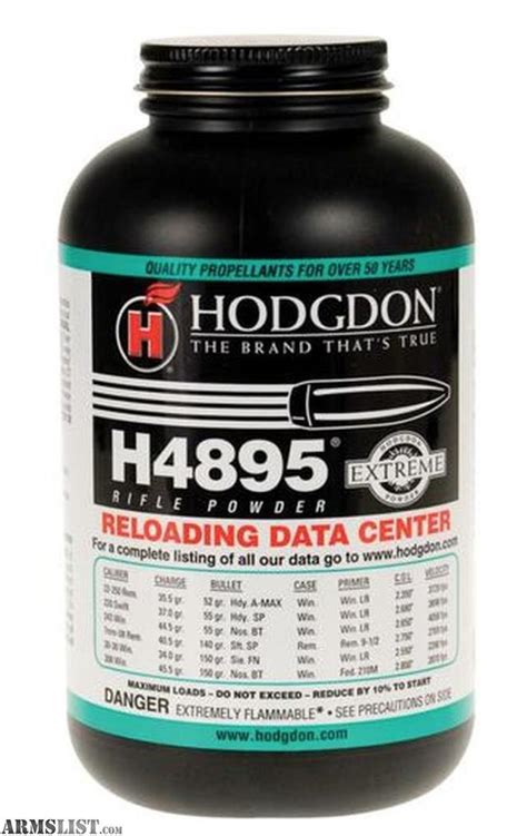 Armslist For Sale Hodgdon H4895 Rifle Powder 1lb