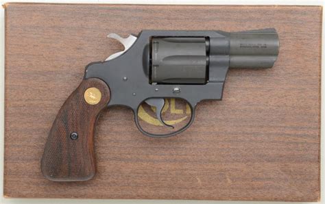 Colt Agent 38 Special 2 Barrel Double Action Revolver With Flat