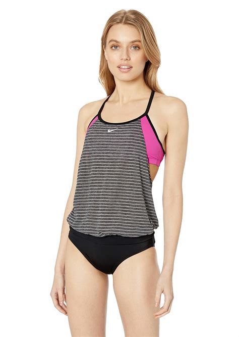 Nike Nike Swim Women S Layered Sport Tankini Swimsuit Set Swimwear