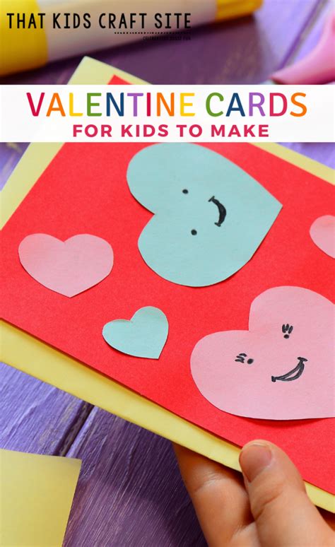 Valentine Cards For Kids Easy Homemade Valentines Cards For Kids To