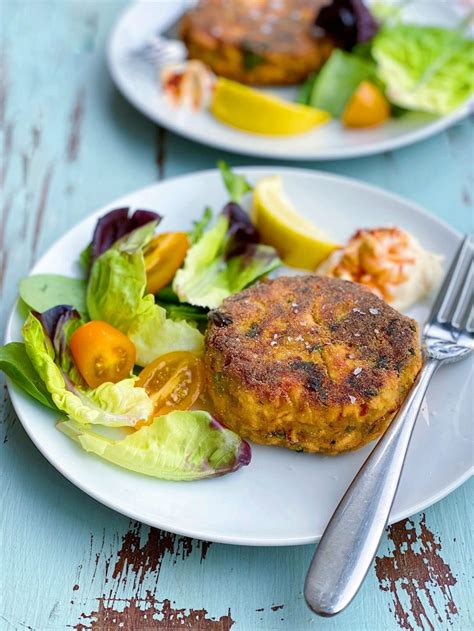 A whole 30 salmon cake recipe packed with veggies and you can used canned pumpkin or sweet potato for a fast prep. Moroccan Fish Cakes | Salmon Recipes | John Gregory-Smith