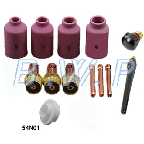 Tig Wp Wp Wp Series Torch Consumables Kit With Gas Lens Insulator