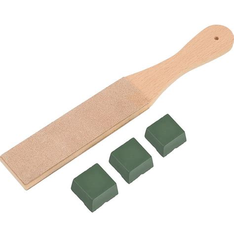 Maybe you would like to learn more about one of these? DIY Leather Strops Kit, Wide Wooden Double Sided Leather Paddle Strop with 3 Packs 30g Polishing ...
