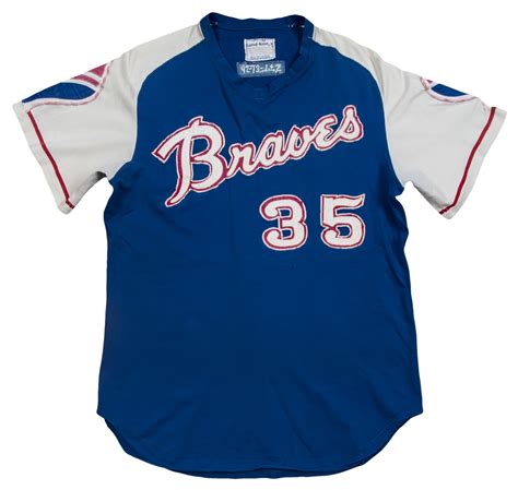 The official major league baseball logo jersey for dogs is made from quality material with sturdy stitching and when dog is dressed like the pros in his atlanta braves dog jersey, everyone w. Lot Detail - 1973 Hall of Famer Phil Niekro Game Used Atlanta Braves Road Jersey