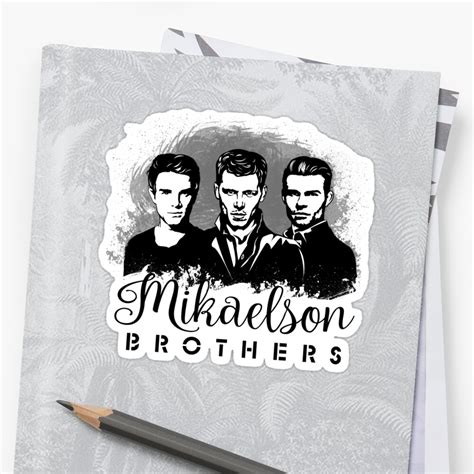 Mikaelson Brothers The Originals Stickers By Ksuann Redbubble