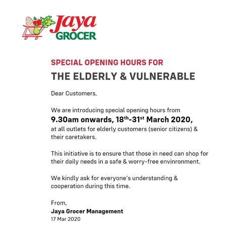 To access the details of the store (location, opening hours, website and current offers) click on the location or the store name. Jaya Grocer In Malaysia Is Opening Early To Let Seniors ...