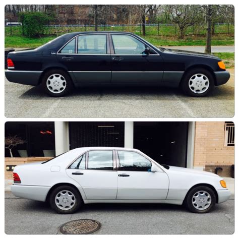 lot 1992 mercedes benz 600sel and 400se new with no mileage collectibles w140 for sale
