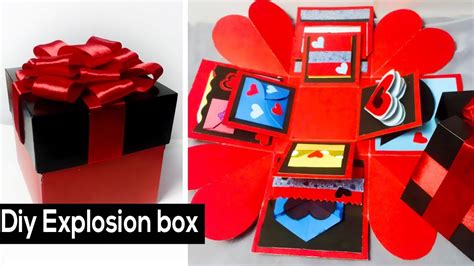 Explosion Box Tutorial For Beginners Diy Explosion Box Simple And