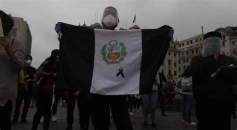 Marcha En El Centro De Lima Contra Manuel Merino Y Vacancia De Vizcarra