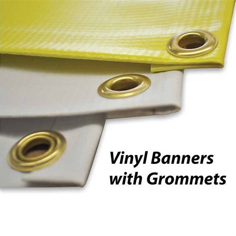 Size 4 X 8 Vinyl Banner Blank Victorystore Outdoor Banners 13 Oz