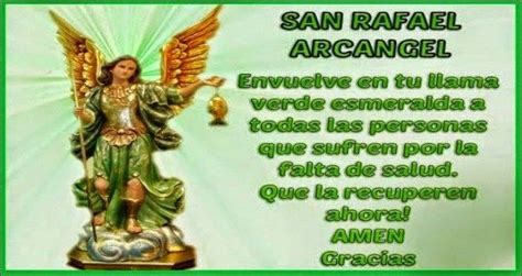 Oración A San Rafael Arcángel Para Protección Oraciona San Rafael