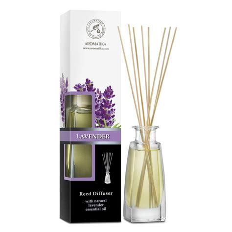 Reed Diffuser With Natural Essential Oil Lavender 34 Oz 100ml