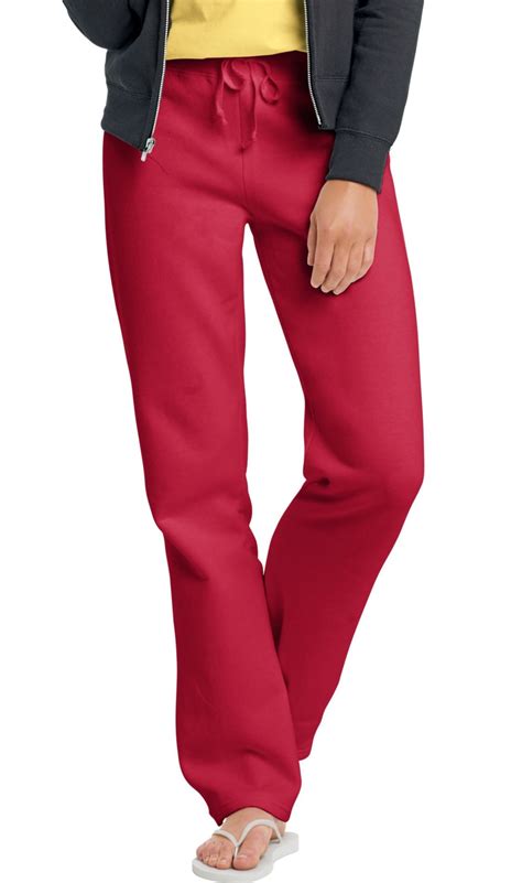 Hanes Womens Drawstring Sweatpants Size Small Deep Red
