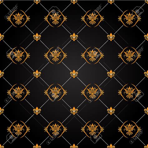 Download Black And Gold Pattern Wallpaper Gallery