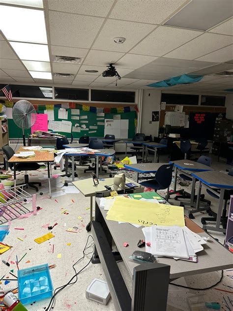 Vandals Damage Longley School Classrooms