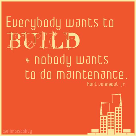 Everybody Wants To Build And Nobody Wants To Do Maintenance Quotes