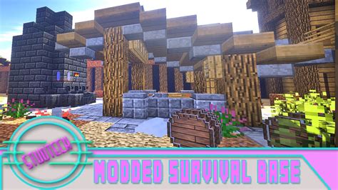 Minecraft Modded Survival Base Build Tinker Construct Smeltery Stud