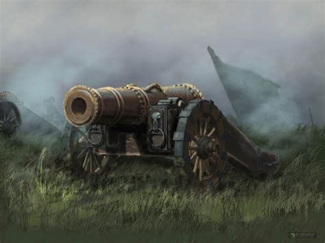 Imperial Great Cannon Cannon Warhammer Fantasy Fantasy Concept Art