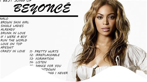 Beyoncé Best Songs Playlist 202 Beyoncé Greatest Hits Full Album 2021 Youtube
