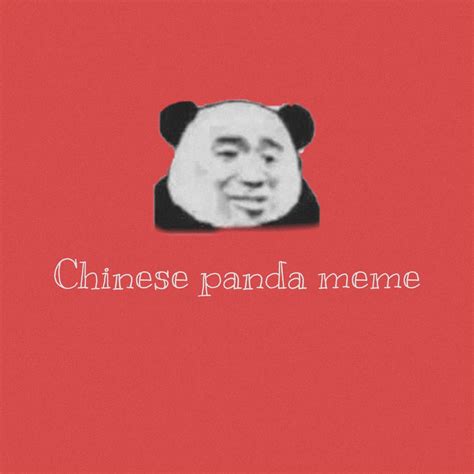 Chinese Panda Meme Logo